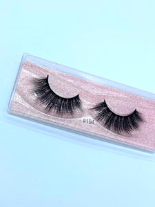 Pink JC- 104 Luxury Faux Lashes