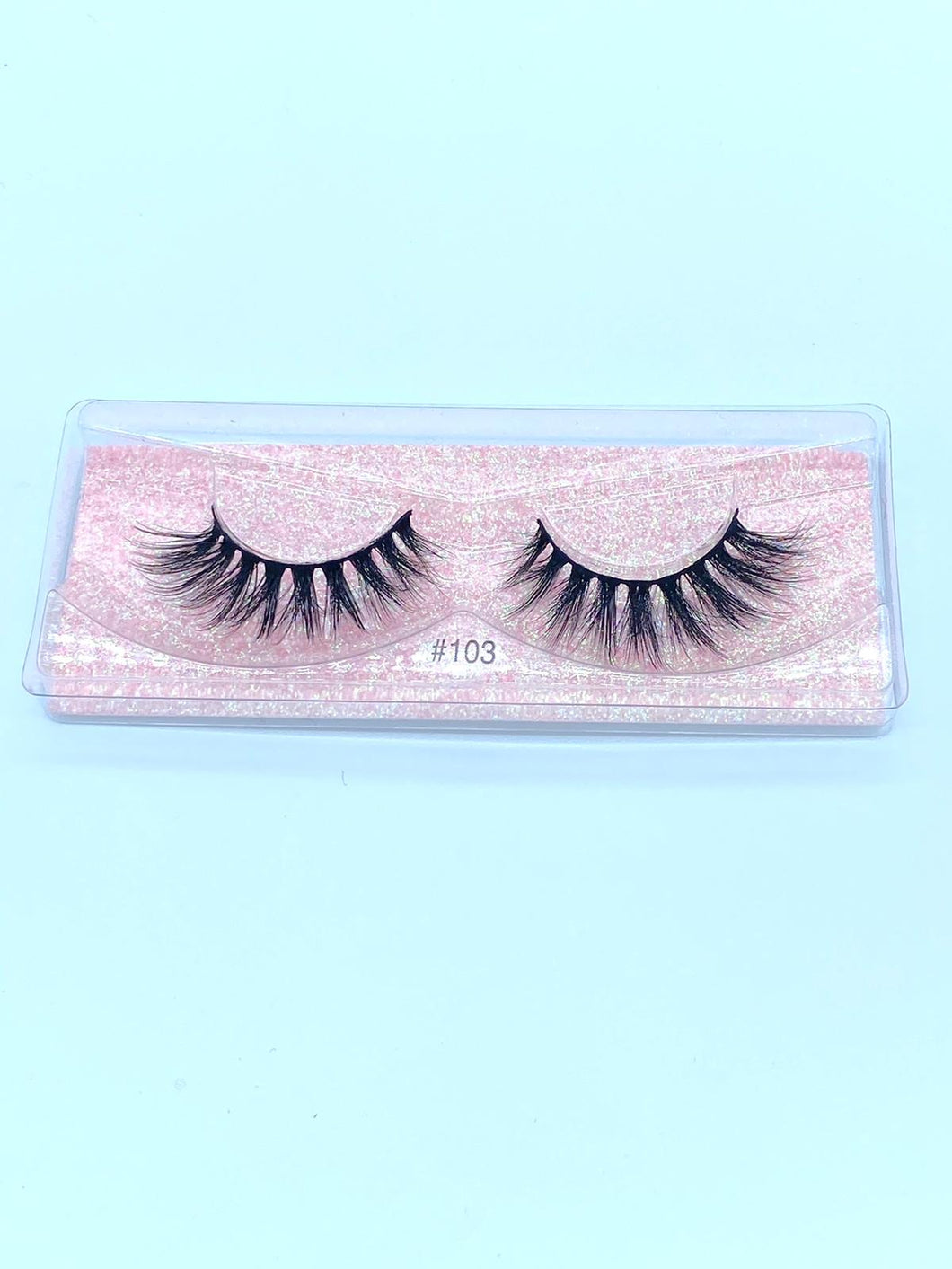 Pink JC- 103 Luxury Faux Lashes